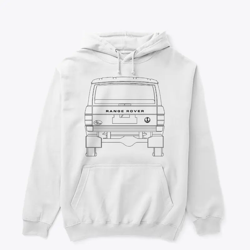 RRC Back Black Outline Hoodie